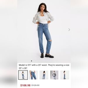 Levi's Prenium 80s MOM Jean Classic Blue Women's Jeans